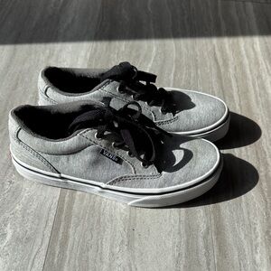 Vans Kids Black and Gray Sneakers